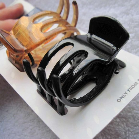 2 Scunci No Slip Grip Slideproof Stay Put Secure Hold Thick Hair Jaw Claw Clips - Picture 6 of 13